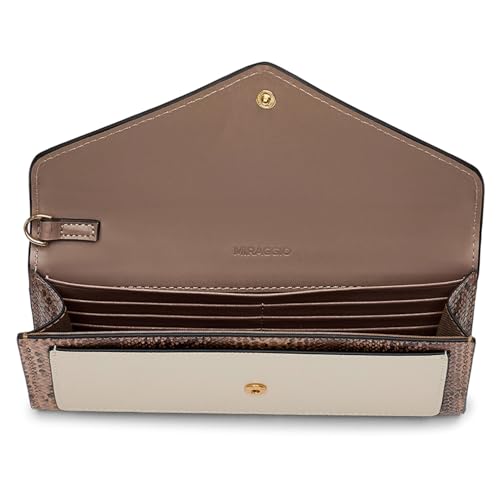 Image of Miraggio Gemma Wallet For Woman With Snap Button Closure | Women Wallet | Gift Items For Women