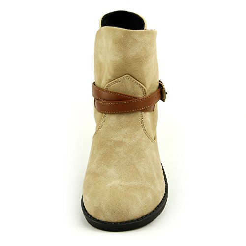 The Doll Maker Ankle Wrap Flat Bootie2