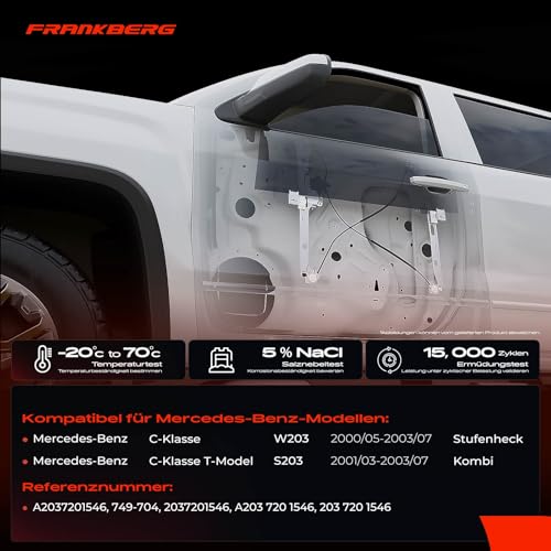 Frankberg Elektrisch Fensterheber Mit Grundplatte Ohne Motor 4/5-Türer Vorne Rechts Kompatibel mit Fabia I 6Y2 6Y3 6Y5 1999-2008 6Y1837462