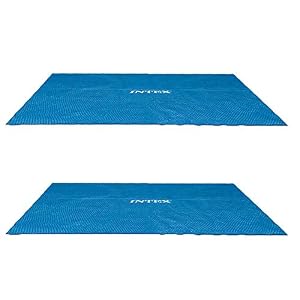 Intex 2,7 x 4,7 m Rechteckige Poolabdeckung (2 Stück)