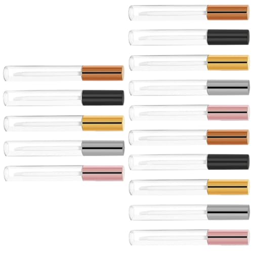 Tubes à lèvres vides lot de 30 contenants rechargeables 10ml en ABS transparent