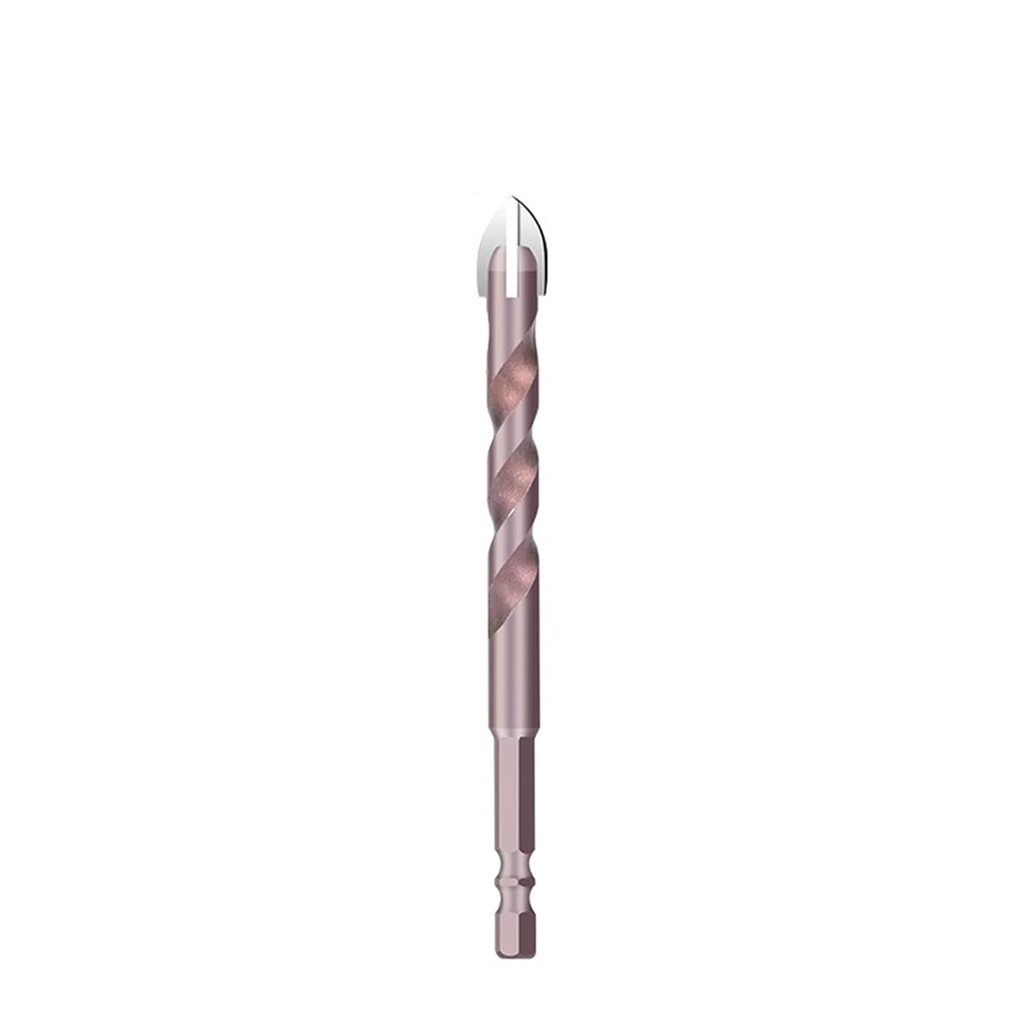 1pcs Hole Opener Triangle Drill Bits 3/4/5/6/8/10/12mmm Cross Hex Tile Bit for Glass Ceramic Concrete Tile Drilling Tool(1pc 12mm)