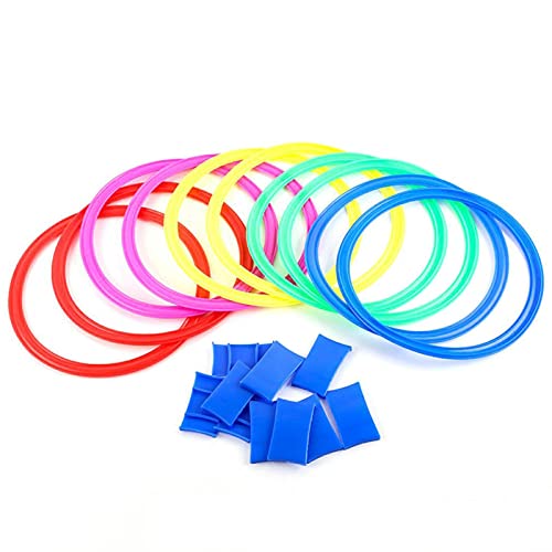 Hopscotch Ring Jardim de jardim de infância que salta AIDS de ensino, ao ar livre dos esportes das c