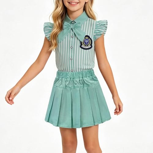 Vêtements d'été pour filles : ensemble de 5 tenues scolaires - 4