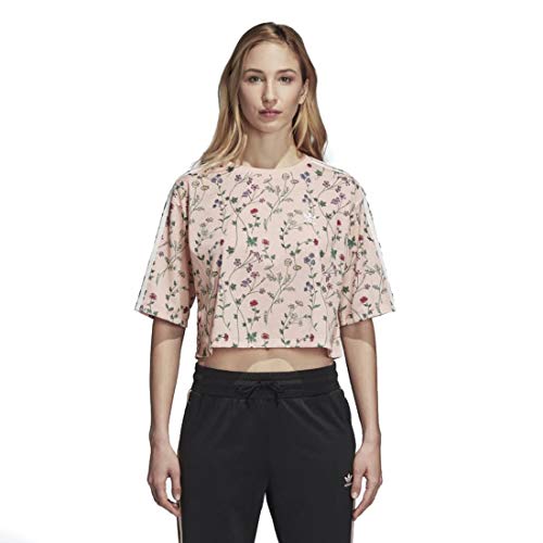 adidas Women Originals All of Printed Tee - Light Pink