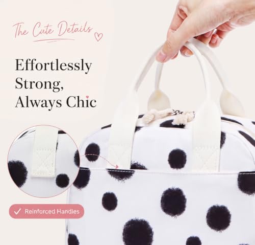 Image of LOVELYWIND Lunch Box for Women Cute Lunch Bags for Women Lunch Tote Bags Reusable Insulated Lunch Box Large Capacity Reusable Insulated Cooler for Work or Travel Gifts or Beach