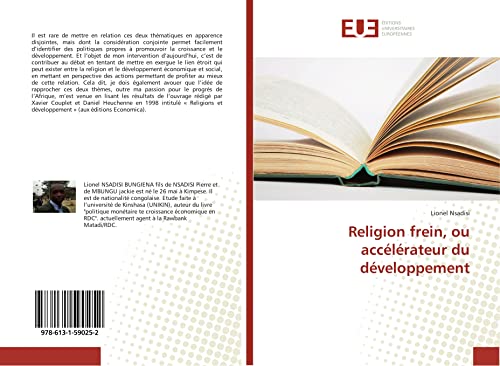 Religion frein, ou accélérateur du développement (Omn.Univ.Europ.) (French Edition)