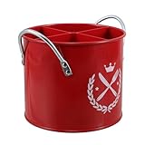 Conception ergonomique avec poignées : le panier à couverts est doté de deux poignées pour un transport aisé, ainsi que votre organiseur de baguettes de cuisine vous accompagne en toute sécurité lors de vos pique-niques ou événements en plein air