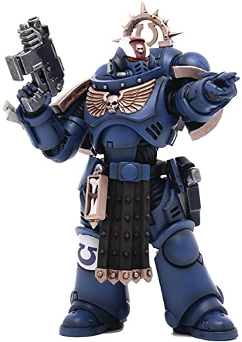 Bloomage Joytoy (Beijing) Tech Warhammer 40K: Ultramarines Primaris Lieutenant Amulius 1:18 Scale Action Figure, Multi #TOP11
