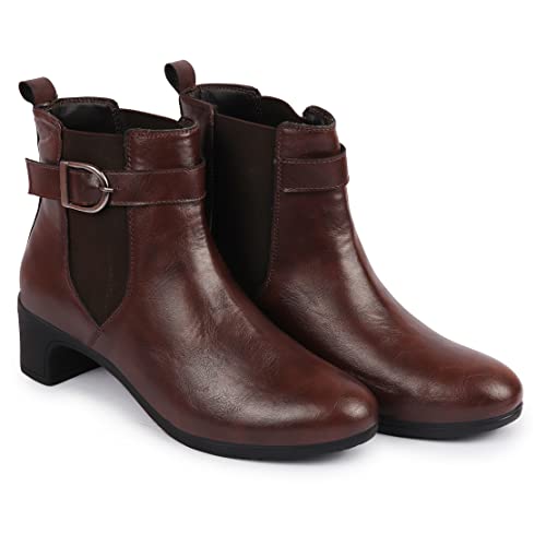 Image of FAUSTO Women Flared Heel Boots