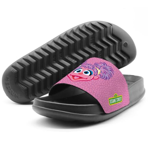 Popfunk Sesame Street Abby Face Unisex Adult Slides Sandals Officially Licensed Hypd Slydr Switch™4