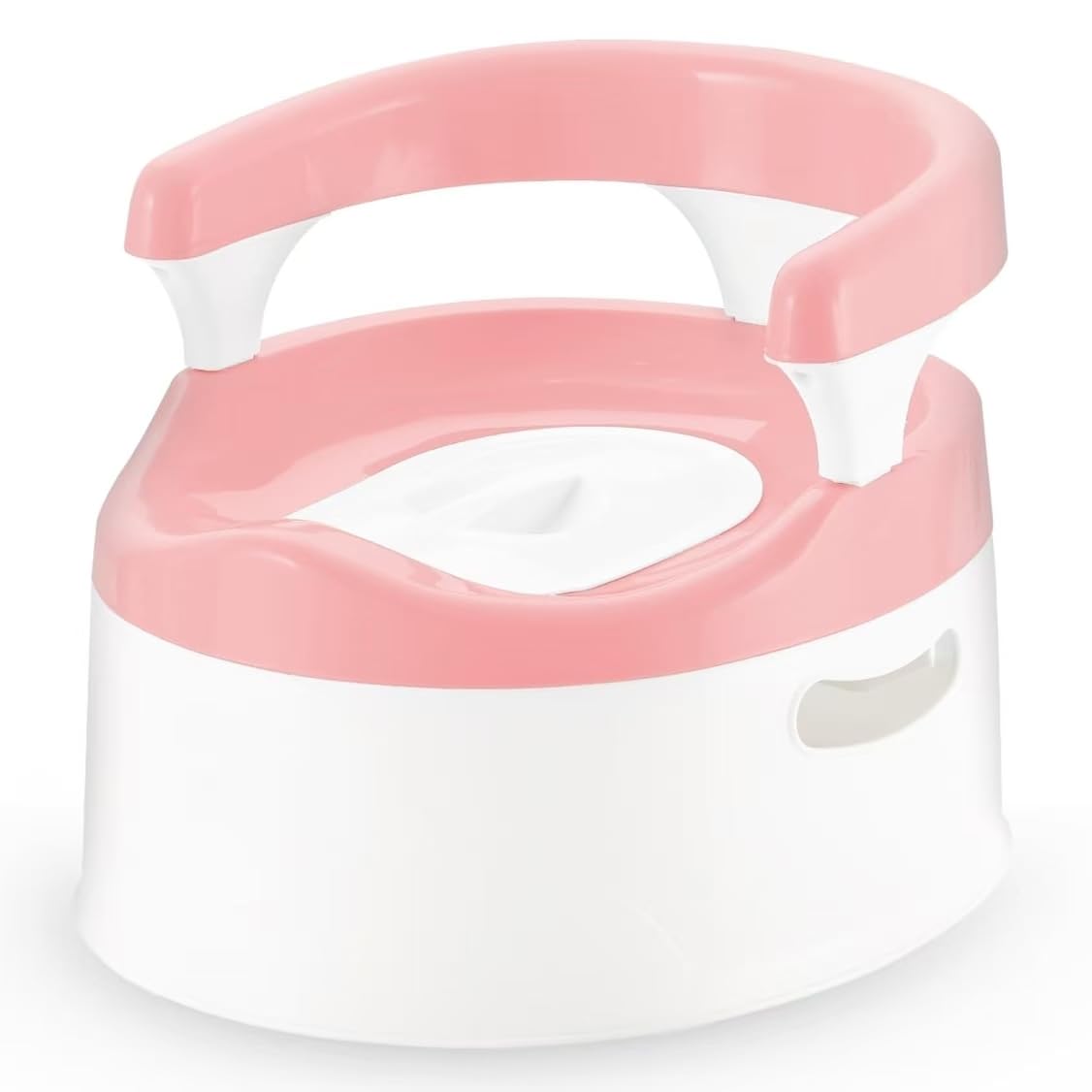 Tinyiota Toddler Potty Chair – Toilet Training with Splash Guard & Back Support(Blush Pink)