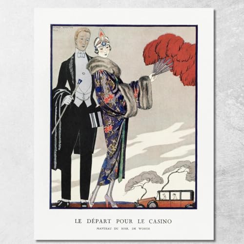 Tableau imprimé George Barbier pour revivre le charme des années 20