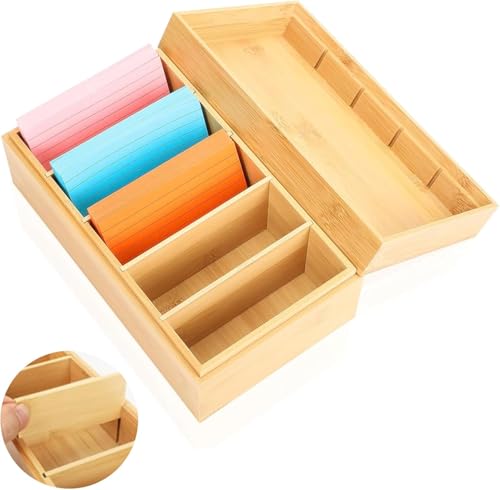 Fosoloni A7 Karteikarten Box Holz