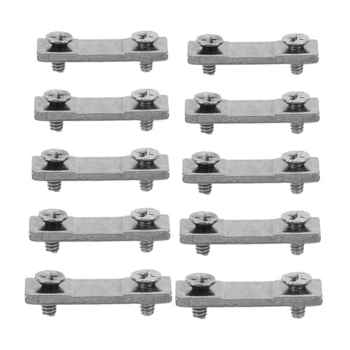 Juego de 10 placas tope para calibrador con tornillos miniatura 1