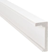 Moldura Elah para Tira LED de 2 Metros | Acabado Blanco | Aluminio con Difusor Decorativo | Instalación en Pared o Techo | Ideal para Iluminación Indirecta LED en Interiores | LEDKIA LIGHTING