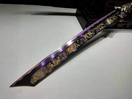Lin Sword,Kirin Dao,High Carbon Steel Blade,Hand Forged,Alloy Fitting #TOP2