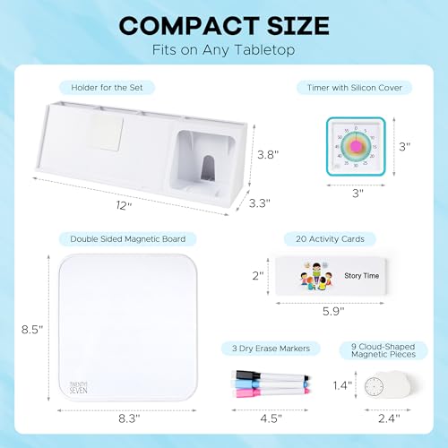 TWENTY5 SEVEN Visual Schedule for Kids, Autism Sensory Products with Whiteboard for Classroom Home, Autism Learning Material Set for Autistic Children, Visual Sensory Toys for Boys and Girls, Colorful - Image 3
