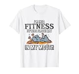 Into Fitness Rat Sarcastic Satire Humour Ironic Weird Funny T-Shirt