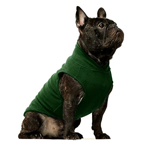 Fitwarm 2-Pack Fleece Dog Clothes Doggie Shirts Puppy Outfits Pet Stretchy Vest Red Green Small #TOP4