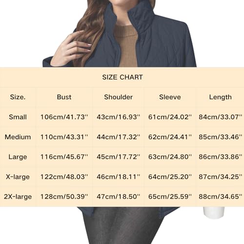 Cozy Green Puffer Jacket for Women - Lightweight, Zip-Up Comfort with Stand Collar - Image 3