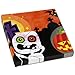 Produktbild Halloween Papierservietten 100 Stück - Gruseliges Friedhofsdesign, 2-lagig, 33x33 cm (aufgefaltet), 16,5x16,5 cm (gefaltet) - Perfekt für Halloween-Partys - (5 x 20 Stück)