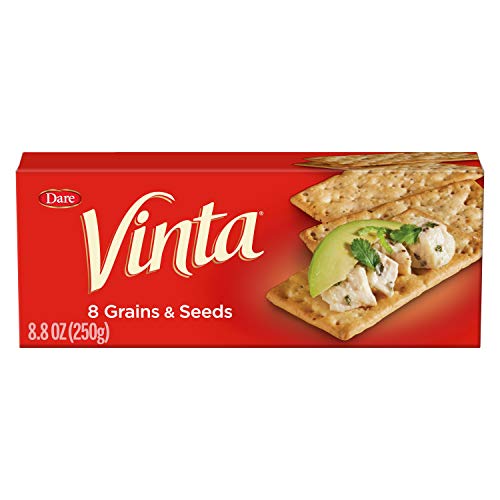 image for Vinta Crackers, Original – Delicious Bold Taste of 8 Grains and Seed