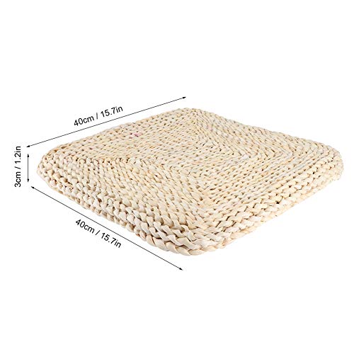 Coussin de sol carré style tatami idéal pour aménager un balcon cosy