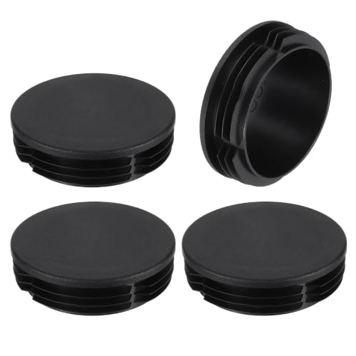 uxcell Round Plastic Plug,100mm(3.94") OD Furniture Leg Pipe Insert 4Pcs