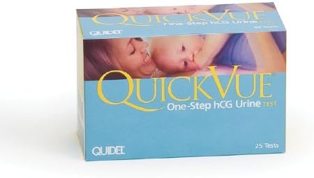 QuickVue One-Step hCG Urine Pregnancy Tests ( TEST, PREG, HCG, QUICKVUE, URINE, CASS, 25/BX ) 25 Each / box
