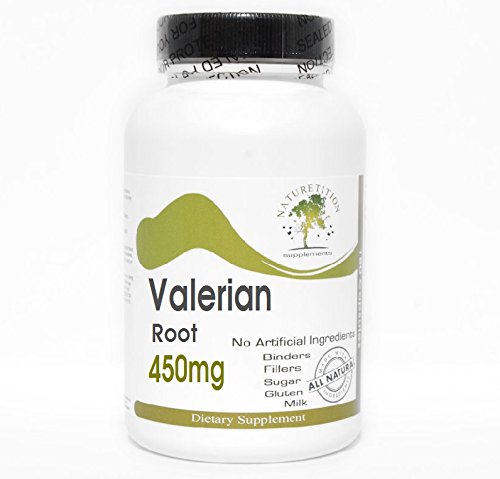 Valerian Root 450mg ~ 100 Capsules - No Additives ~ Naturetition Supplements
