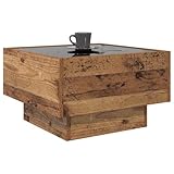 【Explorer les Caractéristiques】 Le charme rustique de cette table basse élève ton salon tout en étant solide et pratique. Elle supporte plus de 30 kg, donc idéale pour tes boissons et ta déco. Sa surface texturée ajoute un côté artisanal qui améliore l'attrait de la pièce.