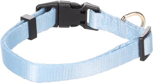 Flamingo Halsband Noekie Blau – XS | 20-35 cm x 10 mm x 1 mm, Langlebig, Stilvoll und Elegant – Für Kleine Hunde!