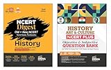  Disha Combo (set of 2 Books) Indian History NCERT Digest (Concept Notes) + NCERT Plus (Question Bank) for UPSC & State PSC Civil Services Prelims & Mains  NCERT Class VI – XII & TN Class X - XII  IA
