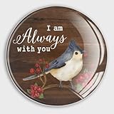 Dimensions : aimants ronds en verre de 4 cm.