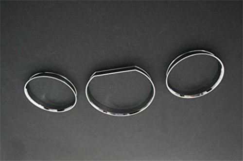 Chrome Dash Board Gauge Ring Set for Mercedes Benz W124 E Class