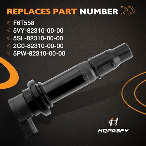 Image of F6T558 Ignition Coil Packs (4pcs) | Compatible with Yamaha 2003-2007 YZF R6, 2002-2006 YZF R1, 2006-2009 YZF R6S, 2006-2014 FZ1 & More, Replaces# 5VY-82310-00-00