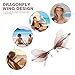WRITWAA Rimless Dragonfly Shaped Sunglasses Irregular Design Unisex Outdoor Fashion Brown Shades