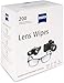 ZEISS Pre-Moistened Lens Cleaning Wipes, 200 Count