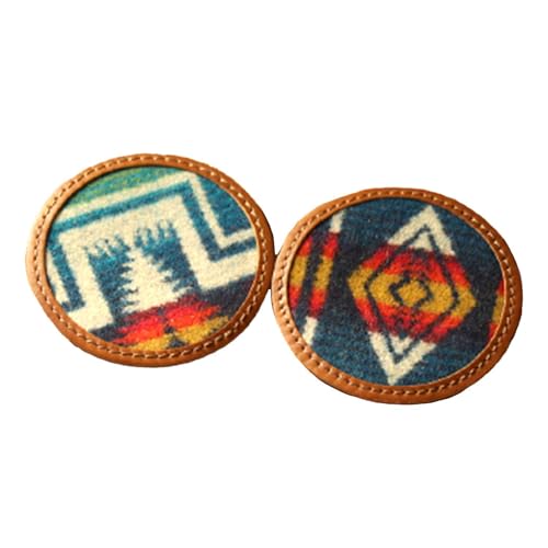 PENDLETON(�y���h���g��) �L�����v �R�[�X�^�[ Special Leather Coaster (2P) 2023�N���f�� 19802157 079 57079 Century Harding Royal Blue