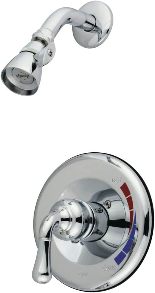 Kingston Brass KB631SO Tub and Shower Faucet, Shower Only, 7" Diameter Escutcheon, Polished Chrome.