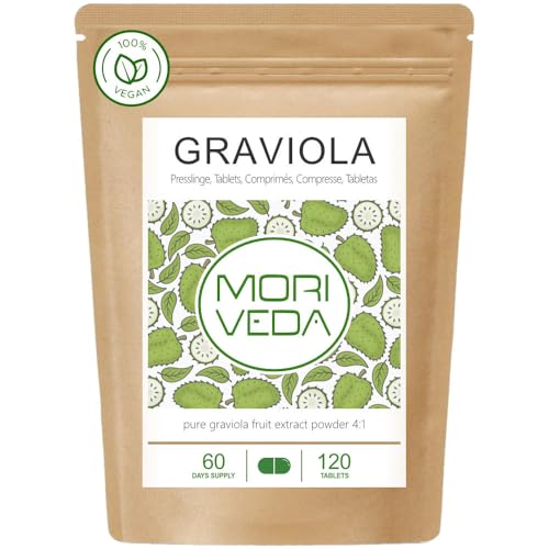 MoriVeda® - Graviola Presslings I Vegano I Extracto de Fruta I 3x 120 Tabs MoriVeda® - Graviola Presslings I Vegano I Extracto de Fruta I 3x 120 Tabs