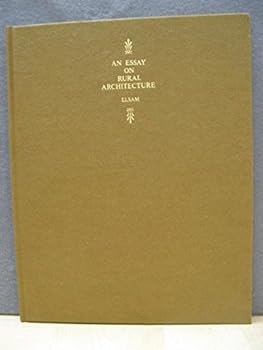 Hardcover An essay on rural architecture, Book