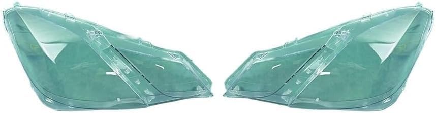 Head light Lens Compatible Compatible for Benz for E-Class Coupe W207 E200/260/300/350/500 2009 2010 2011 2012 Car Head lamp Clear Auto Shell Cover Replacement(A Piar)