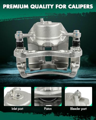 Image of SCITOO 19B2848 19B2849 Front Left & Right Disc Brake Calipers Assembly w /Bracket For Hyundai For Elantra 2002-2005