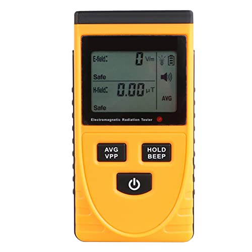 DOGOU EMF Meter EMF Detector Radiation Tester 5 With SoundLight Alarm LCD For