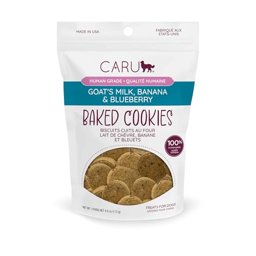 Caru - Goat’s Milk, Banana & Blueberry Baked Cookies -