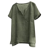 RLEHJN Tee Shirt Manche Longue Homme Coton Et Lin Haut Homme Col V Léger Respirant Blouse Couleur Unie Chemise Décontractées L'Été Ample De Base Classique Plage Tunique Chemise Homme Grande Taille RLEHJN Tee Shirt Manche Longue Homme Coton Et Lin Haut Homme Col V Léger Respirant Blouse Couleur Unie Chemise Décontractées L'Été Ample De Base Classique Plage Tunique Chemise Homme Grande Taille