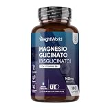 Magnesio Bisglicinato 1432mg per Dose con Vitamina B6, 180 Capsule, 3 Mesi