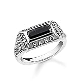  THOMAS SABO Unisex Ring College Ring 925Er Sterlingsilber, Geschwärzt TR2243-698-11
